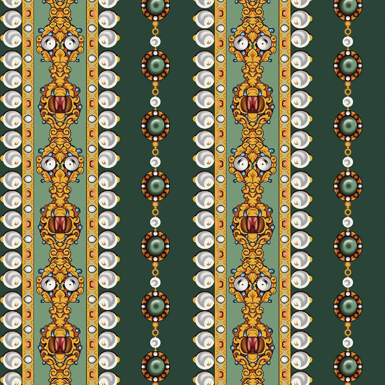 帆船纹